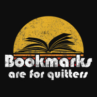 Vintage Reading Book Bookmarks Quitters Sunset Gift Crop Top | Artistshot