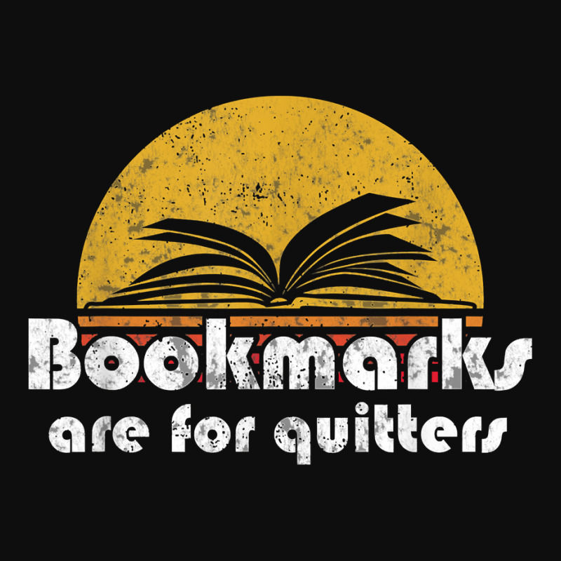 Vintage Reading Book Bookmarks Quitters Sunset Gift Crop Top by ErickMercado | Artistshot