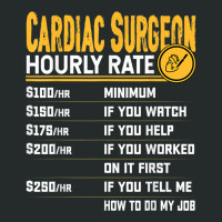 Cardiac Surgeon Hourly Rate Funny Cardiologist Heart Surgeon Women's Triblend Scoop T-shirt | Artistshot