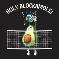 Funny Volleyball For Men Women Holy Guacamole Player Blocker T-shirt | Artistshot