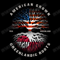 American Grown Greenlandic Roots Greenland Flag Youth Zipper Hoodie | Artistshot