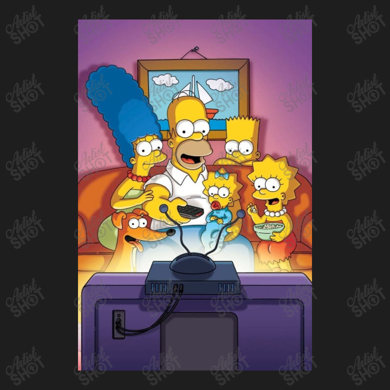 The Simpsons Family Classic T-shirt by arcanadsg | Artistshot