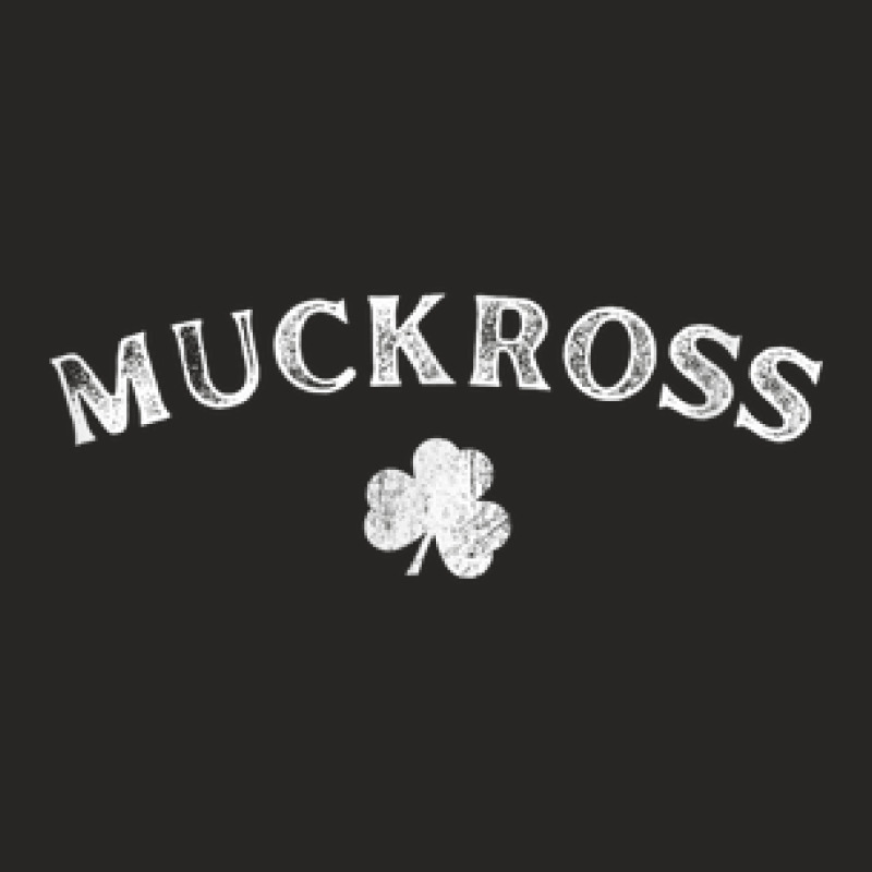 Muckross Killarney Shamrock Distressed Vintage Ladies Fitted T-Shirt by Fashaza | Artistshot