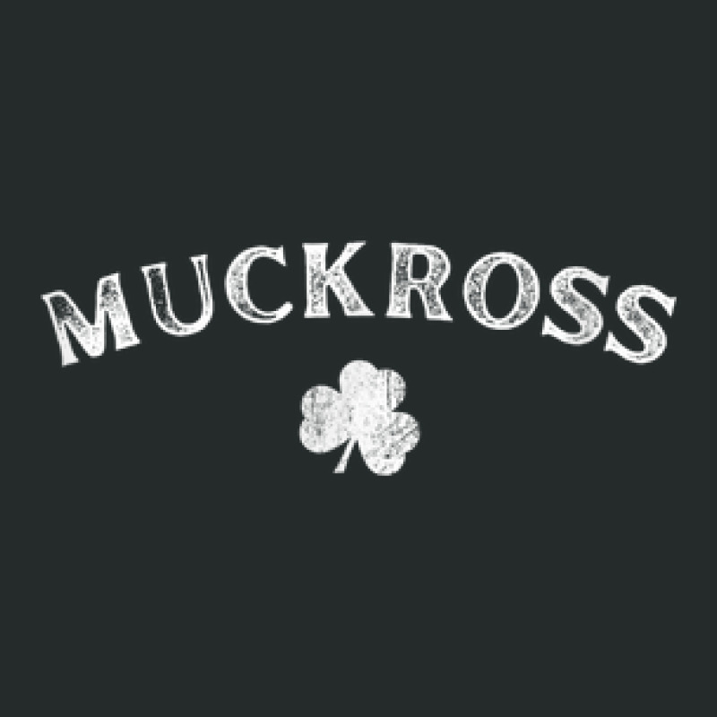 Muckross Killarney Shamrock Distressed Vintage Women's Triblend Scoop T-shirt by Fashaza | Artistshot