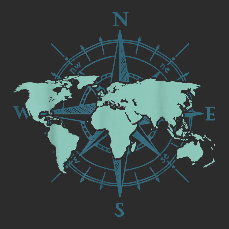 Cartography Traveler Travelling Compass World Map T Shirt Exclusive T-shirt | Artistshot