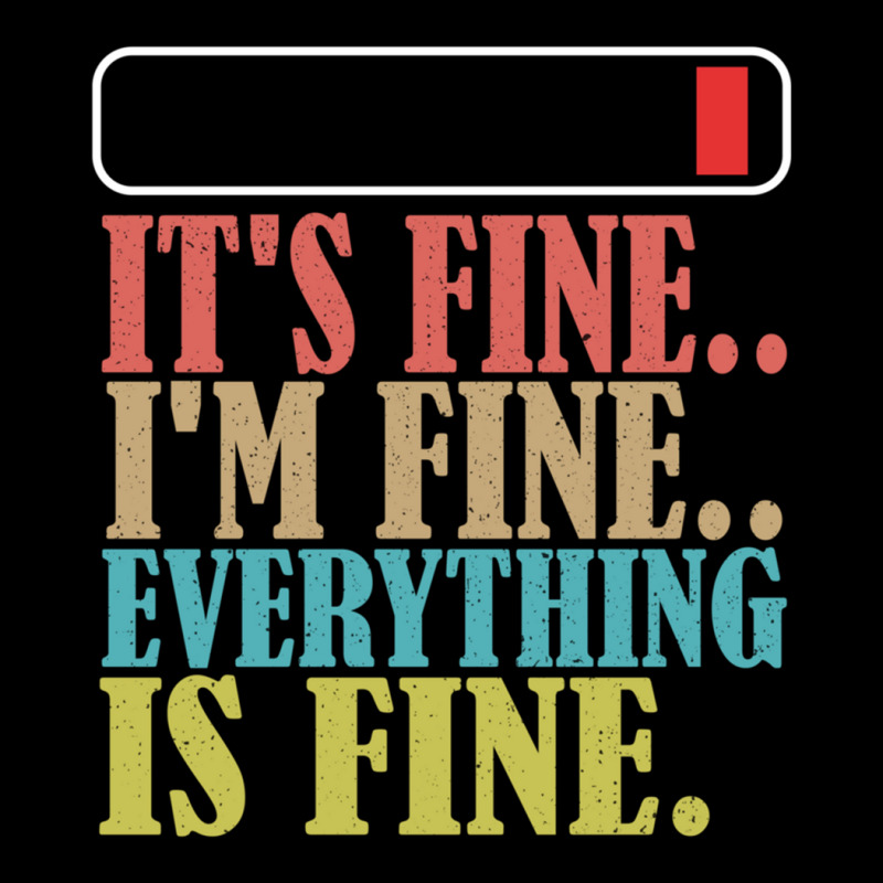 It_s Fine I_m Fine Everything Is Fine V-neck Tee | Artistshot