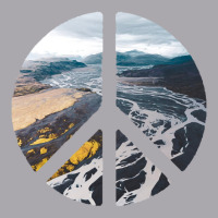 Iceland Landscape In Peace Sign Aesthetic 7 Youth 3/4 Sleeve | Artistshot