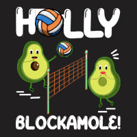 Holy Blockamole T  Shirt Funny Avocado Volleyball Holy Blockamole Guac T-shirt | Artistshot