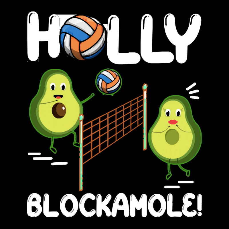 Holy Blockamole T  Shirt Funny Avocado Volleyball Holy Blockamole Guac V-Neck Tee by fallaciousrealize | Artistshot