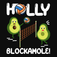 Holy Blockamole T  Shirt Funny Avocado Volleyball Holy Blockamole Guac Crop Top | Artistshot