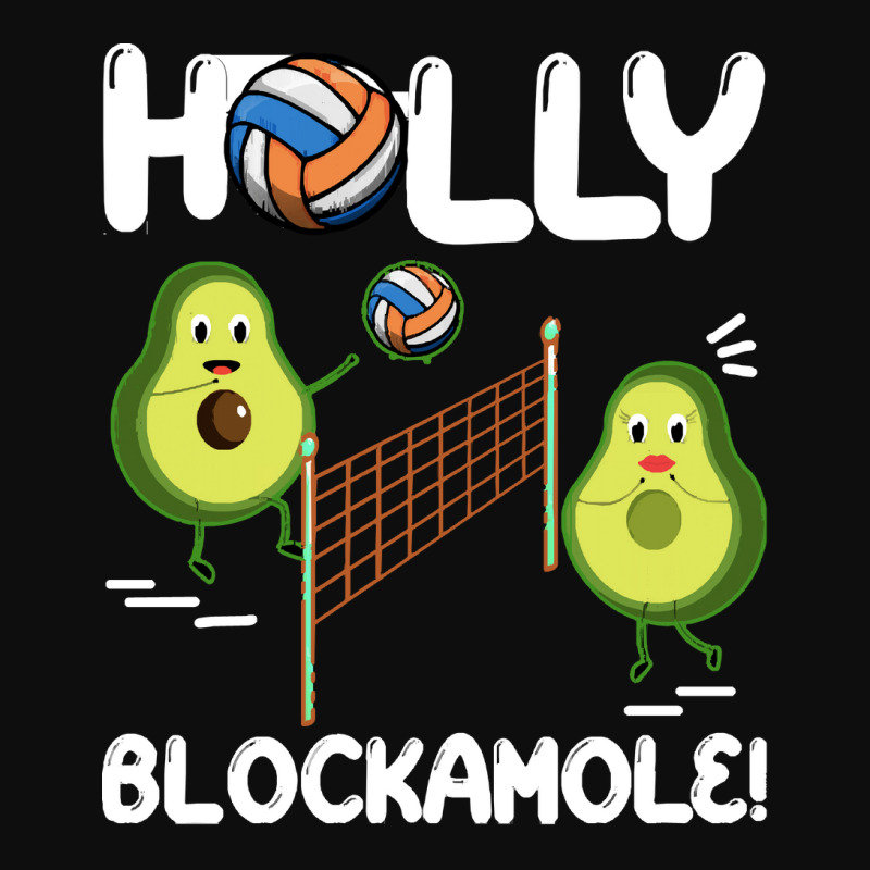 Holy Blockamole T  Shirt Funny Avocado Volleyball Holy Blockamole Guac Crop Top by fallaciousrealize | Artistshot