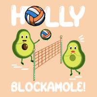 Holy Blockamole T  Shirt Funny Avocado Volleyball Holy Blockamole Guac Cropped Hoodie | Artistshot