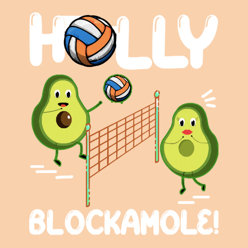 Holy Blockamole T  Shirt Funny Avocado Volleyball Holy Blockamole Guac Cropped Hoodie by fallaciousrealize | Artistshot