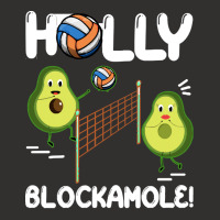 Holy Blockamole T  Shirt Funny Avocado Volleyball Holy Blockamole Guac Champion Hoodie | Artistshot