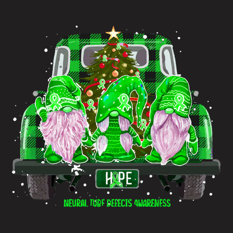 Neural Tube Defects Awareness   Gnome Hope Christmas T Shirt T-shirt | Artistshot