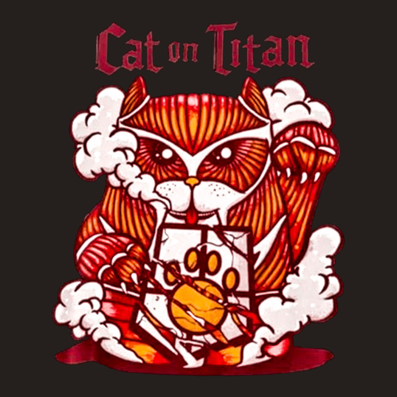 Cat On Titan, Cat, Titan, Cat On Titans, Cat On Titan Vintage, Cat On  Tank Top | Artistshot