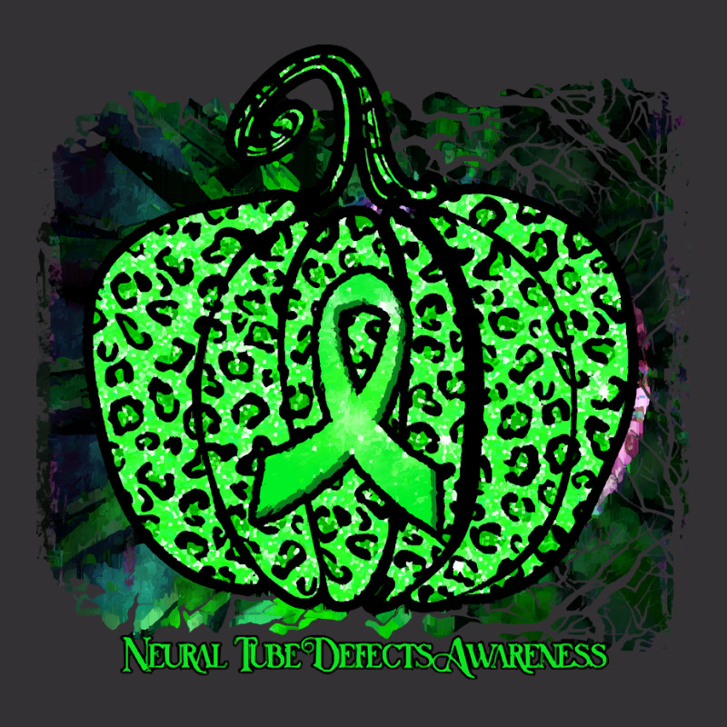 Neural Tube Defects Awareness   Leopard Pumpkin Ribbon T Shirt Vintage Short | Artistshot