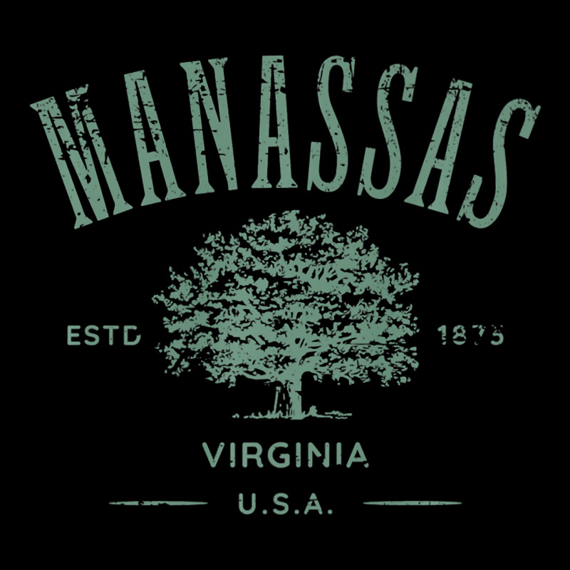 Manassas Virginia Vintage Distressed Style Design Souvenir Premium V-Neck Tee by RicardoTorres | Artistshot