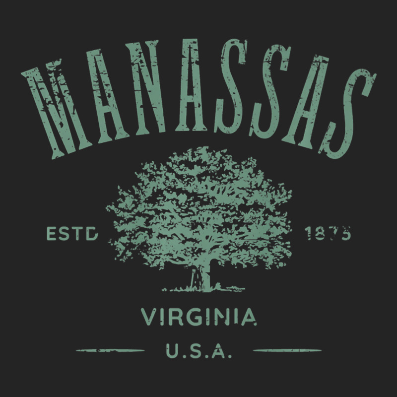 Manassas Virginia Vintage Distressed Style Design Souvenir Premium 3/4 Sleeve Shirt by RicardoTorres | Artistshot