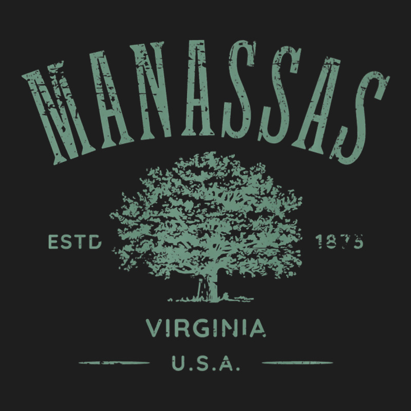 Manassas Virginia Vintage Distressed Style Design Souvenir Premium Classic T-shirt by RicardoTorres | Artistshot