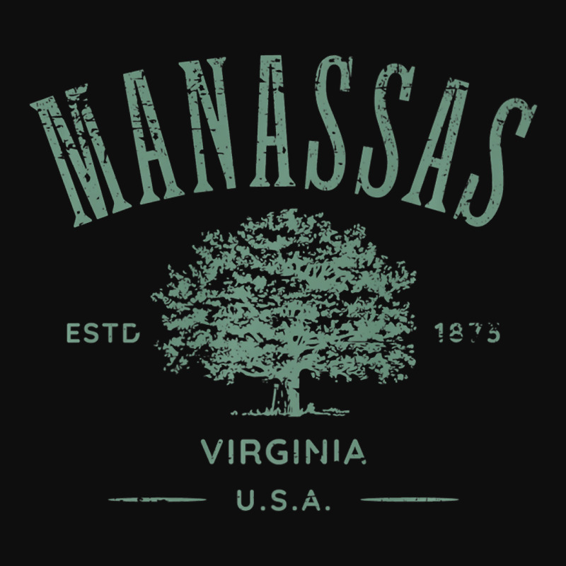 Manassas Virginia Vintage Distressed Style Design Souvenir Premium Crop Top by RicardoTorres | Artistshot