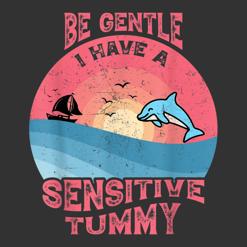 Be Gentle I Have A Sensitive Tummy Funny Baby Bodysuit by Amenity | Artistshot