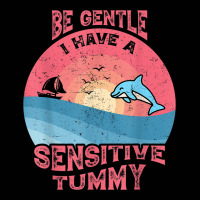 Be Gentle I Have A Sensitive Tummy Funny Toddler 3/4 Sleeve Tee | Artistshot