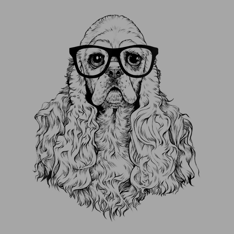 Womens Hipster American Cocker Spaniel In Nerd Glasses Dog V Neck T Sh Toddler Sweatshirt by cm-arts | Artistshot