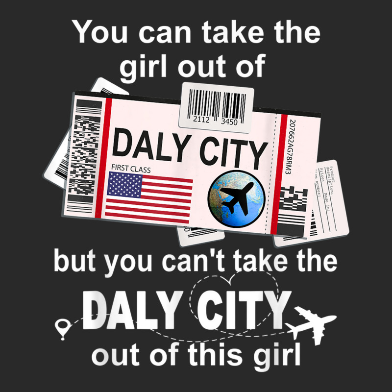 Girl From Daly City Boarding Pass   Flight Ticket Daly City Toddler T-shirt | Artistshot