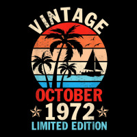 Vintage October 1972 Happy Birthday 50 Years Old Ltd Edition Men's Long Sleeve Pajama Set | Artistshot