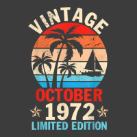 Vintage October 1972 Happy Birthday 50 Years Old Ltd Edition Men's Polo Shirt | Artistshot