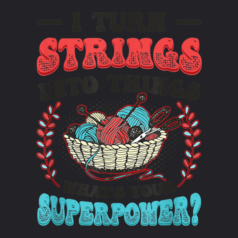 Strings Into Things Knitting Crocheting Youth Tee by Fashlaza | Artistshot