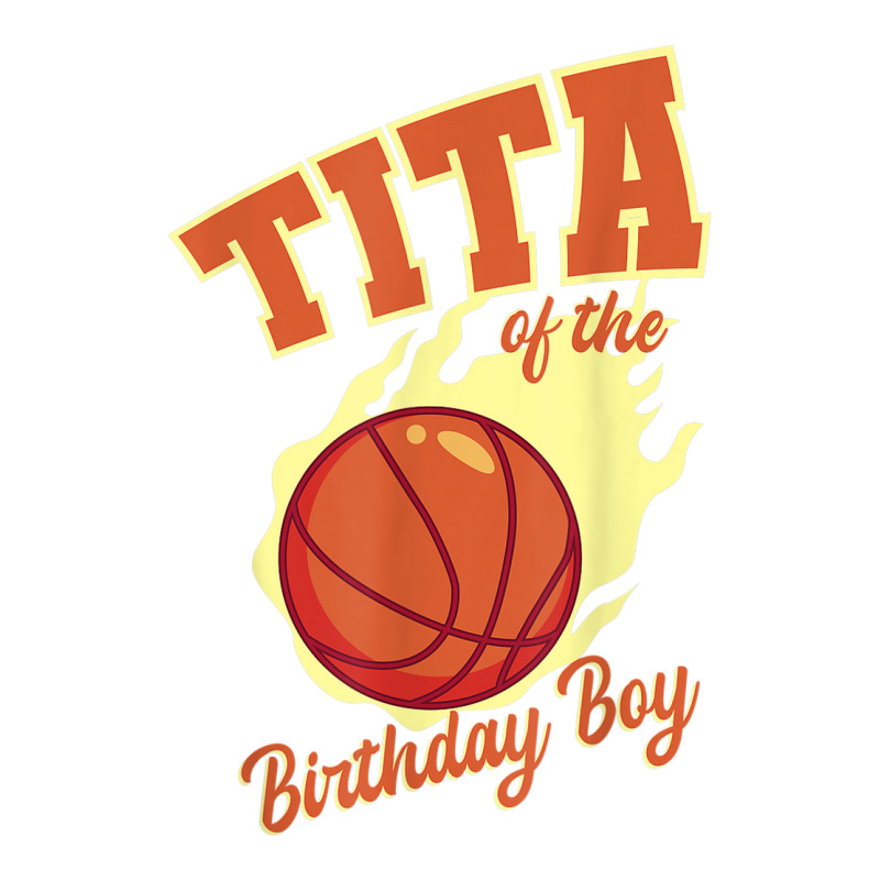 Tita Of The Birthday Boy Basketball Family Bday Party Sticker | Artistshot