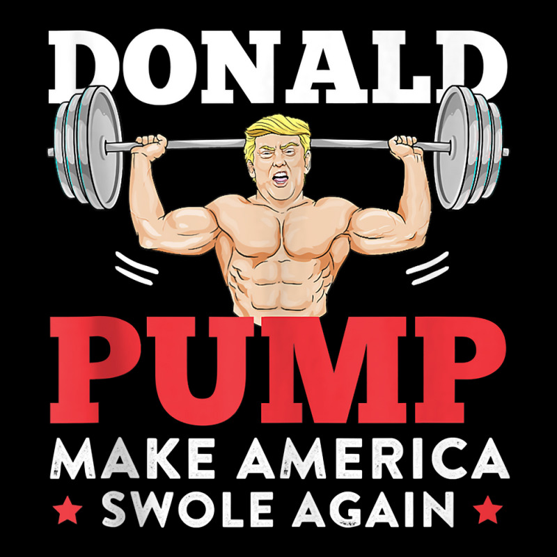 Donald Pump Funny Trump Swole Again Weight Lifting Workout Tank Top Fleece Short | Artistshot