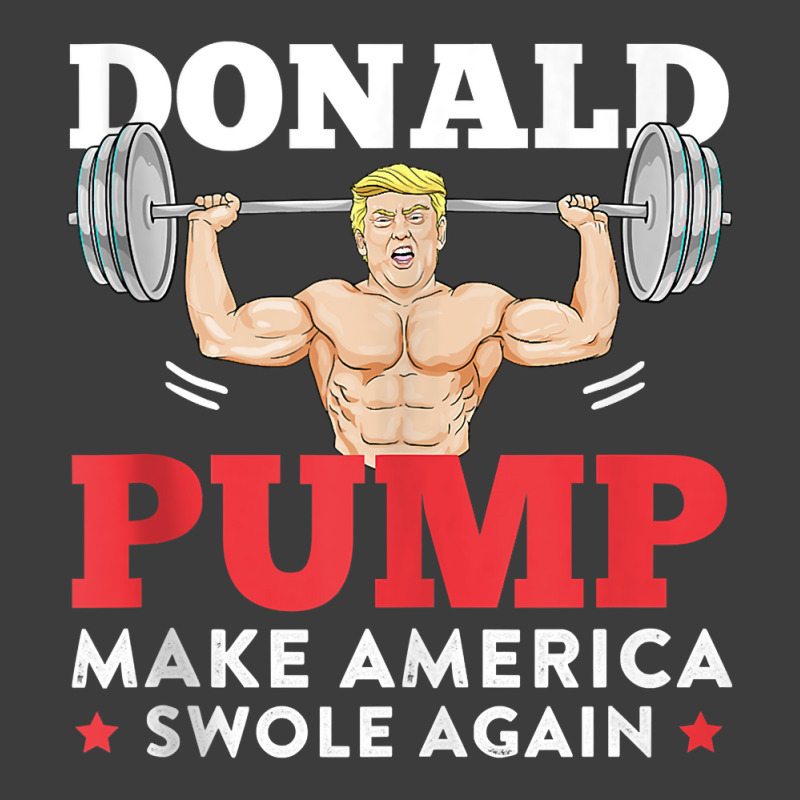 Donald Pump Funny Trump Swole Again Weight Lifting Workout Tank Top Men's Polo Shirt | Artistshot