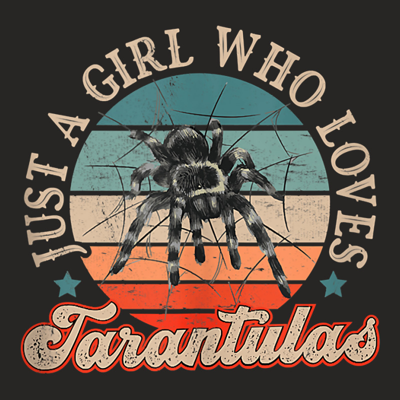 Tarantula Just A Girl Who Loves Tarantulas Terrarium Tank Top Ladies Fitted T-Shirt by EmilyPoole | Artistshot