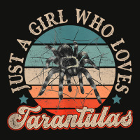 Tarantula Just A Girl Who Loves Tarantulas Terrarium Tank Top Scorecard Crop Tee | Artistshot