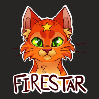 Firestar Warriors Headshot Ladies Fitted T-shirt | Artistshot