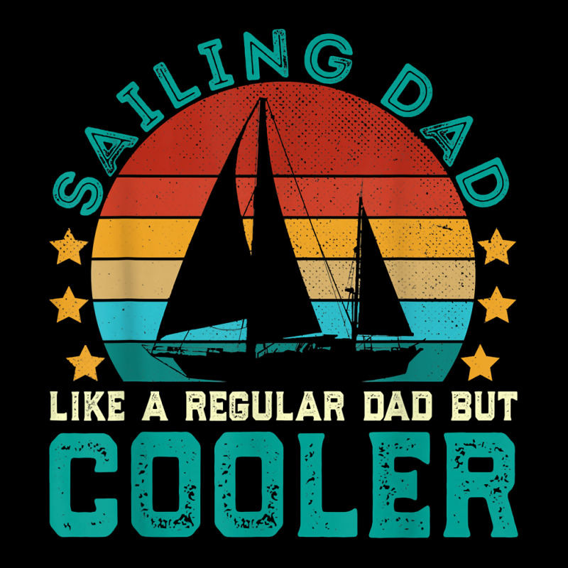 Vintage Sailing Dad - Funny Sailor Father's Day Sail Boat V-neck Tee | Artistshot