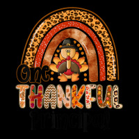 One Thankful Principal Rainbow Turkey Fall Thanksgiving Women's V-neck T-shirt | Artistshot