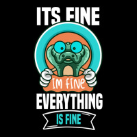 It_s Fine I_m Fine Everything Is Fine  (6) V-neck Tee | Artistshot