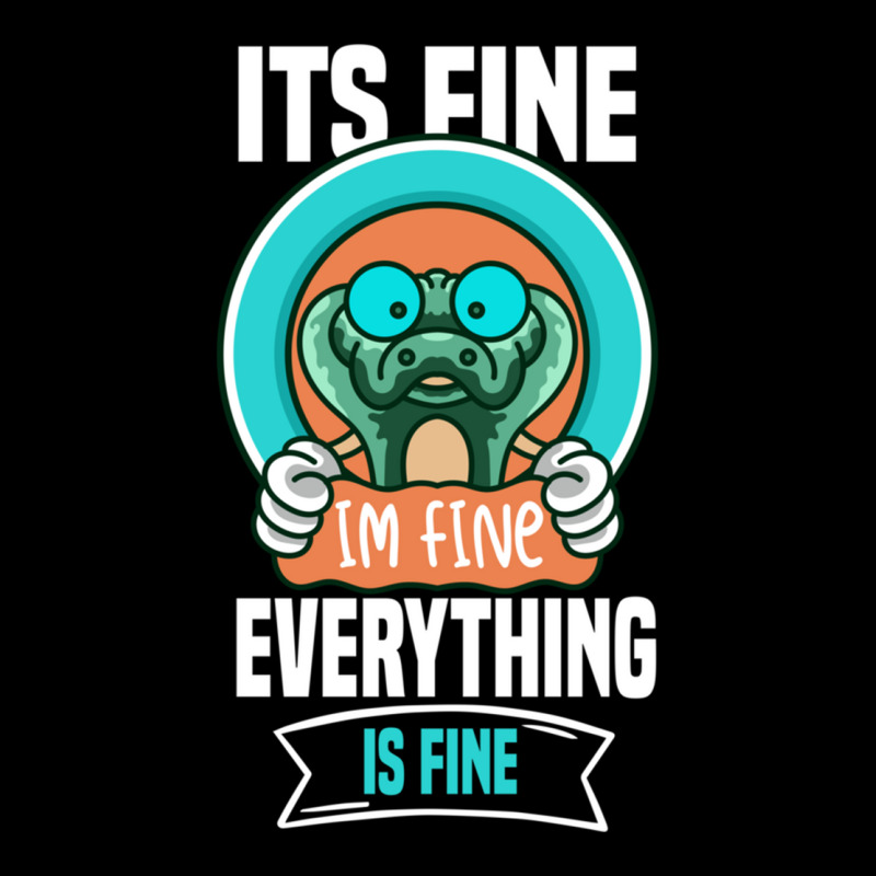 It_s Fine I_m Fine Everything Is Fine  (6) V-neck Tee | Artistshot