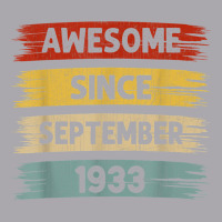 89 Years Old Awesome Since September 1933 89th Birthday Youth 3/4 Sleeve | Artistshot