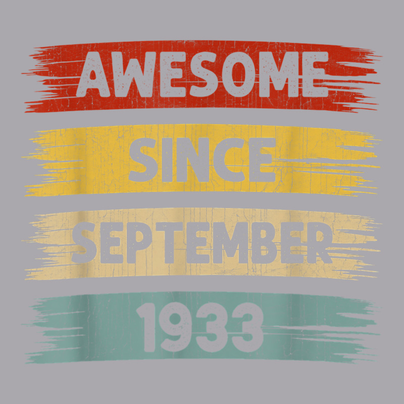 89 Years Old Awesome Since September 1933 89th Birthday Youth 3/4 Sleeve | Artistshot