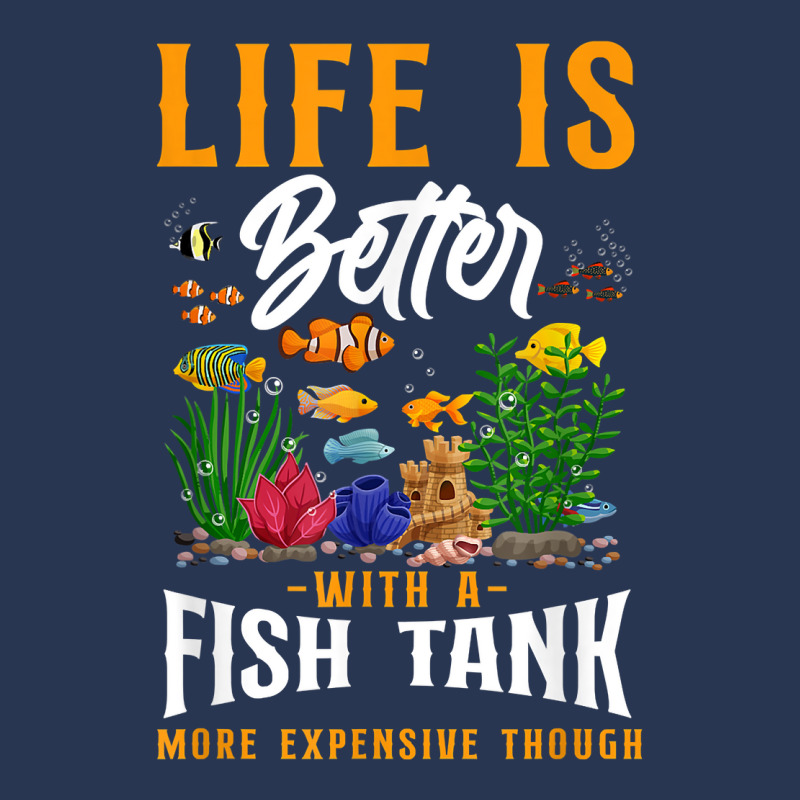 Saltwater Aquarium Life Is Better With A Fish Tank More Men Denim Jacket by TysonBoyer | Artistshot