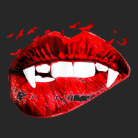 Vampire Kissing Lips Vampire Teeth Bats Halloween Women's Pajamas Set | Artistshot