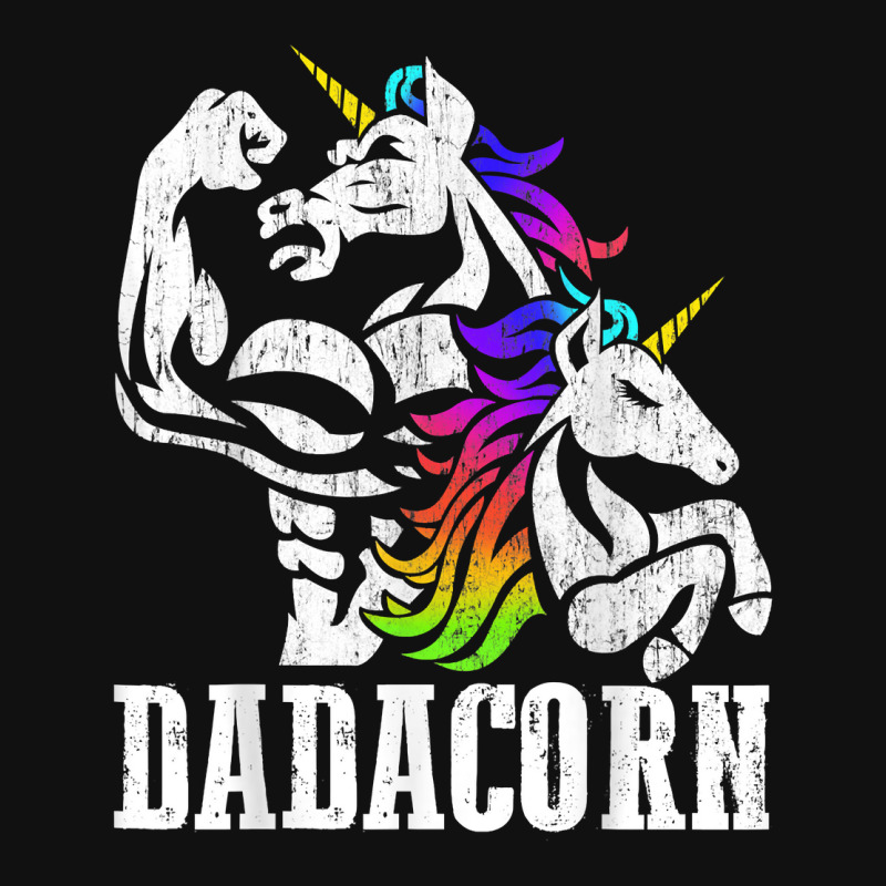 Dadacorn Fathers Day Gift For Dad Of Unicorn Daughter Weekender Totes | Artistshot