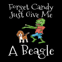 Forget Candy Just Give Me A Beagle Funny Halloween Zombie Lightweight Hoodie | Artistshot