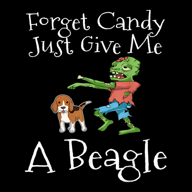 Forget Candy Just Give Me A Beagle Funny Halloween Zombie Maternity Scoop Neck T-shirt by Fashonus | Artistshot