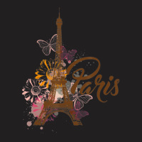 Vintage Paris I Love Travel Wanderlust Eiffel Tower T-shirt | Artistshot